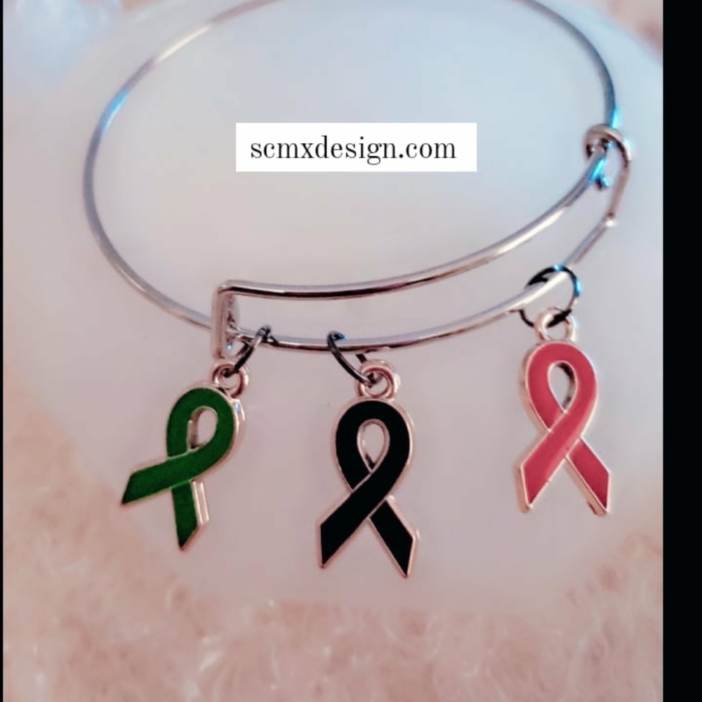 Breast Cancer Awareness Charm Bracelet